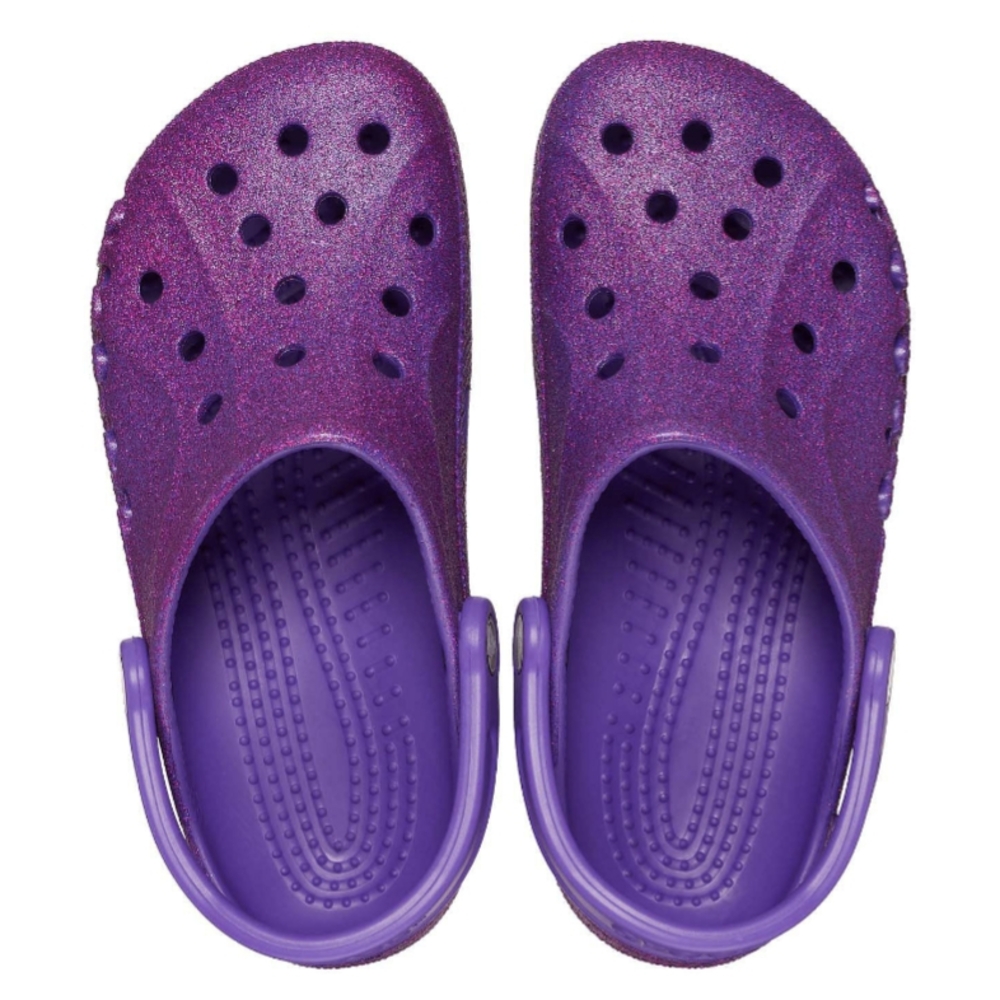 CROCS Sparkly Purple Clogs